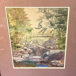 Charles St. Pierre Watercolor Painting
