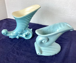 lot 172 image: Pair of Cornucopia Vases