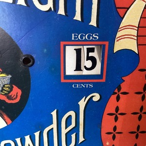lot 203 image: Pair of Vintage Store Advertising Signs