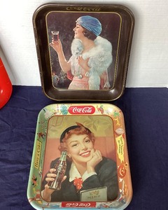 lot 206 image: Group of 4 Vintage Coca Cola Items