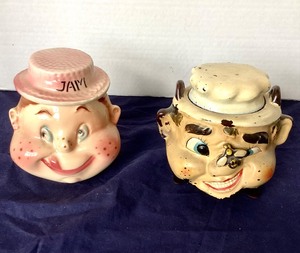 lot 251 image: Vintage Jam Jar and Honey Pot