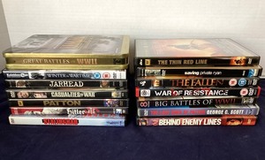 lot 261 image: Group of 24 DVDs ( Mostly WW2 )