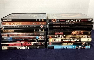 lot 264 image: Group of 18 DVDs ( Mostly Mafia  Mobster Movies )