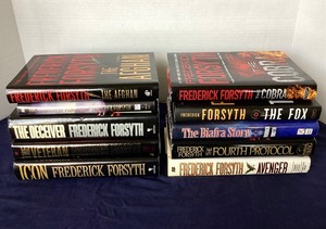 lot 266 image: Group of 10 Frederick Forsyth Thrillers