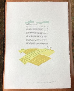 lot 268 image: Unframed Poetry Broadside