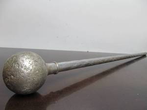 lot 16 image: Old Vintage Metal Ceremonial Baton