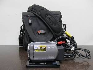 lot 110 image: Excellent Working SONY Model DCR-SR82 Handheld Video Camera 