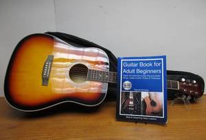 lot 113 image: Like-New BCP Acoustic Guitar wCase