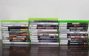 lot 120 image: Lot of 30 XBOX 360 Video Games