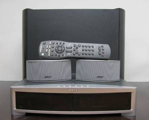 lot 135 image: Complete Working BOSE AV 3-2-1 II Media Center Stereo & Speaker System 
