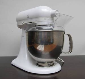 lot 137 image: Quality Working KITCHENAID Ultra Power Mixer wAccessories