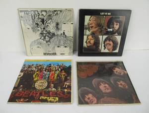 lot 246 image: Lot of 4 Vintage THE BEATLES Vinyl Records in Very Good Condition