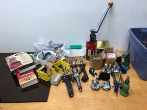 lot 247 image: Large Lot of Assorted Reloading Materials & Tools