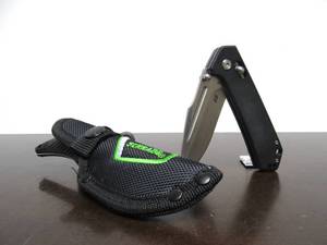 lot 188 image: New or Like-New SCHRADE Divergent Folding Knife & Fixed Blade Knife wCase