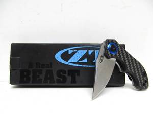 lot 190 image: Quality New or Like-New in Box ZERO TOLERANCE Model 0022 Folding Knife