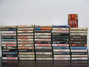 lot 91 image: Lot of 60 Vintage Rock & Jazz Cassette Tapes