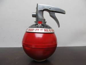 lot 99 image: Vintage ANSEL Ball Fire Extinguisher