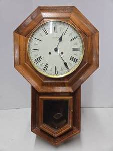 lot 265 image: Nice Vintage Emperor Regulator Wall Clock