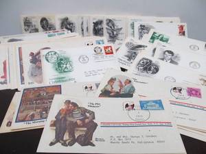 lot 218 image: Large Lot of Vintage 1st Day Covers