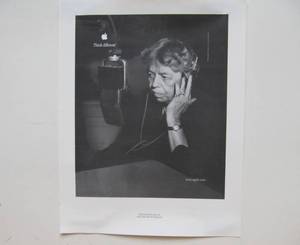 lot 240 image: Vintage 90s APPLE COMPUTER Think Different Pre-Production Proof Poster - Eleanor Roosevelt