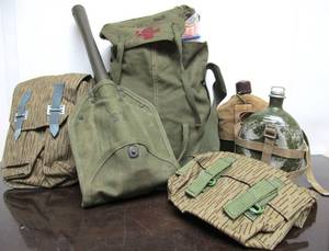lot 160 image: Nice Group of Original Vintage Military Items - Including Vietnam War 