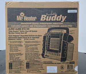 lot 344 image: New in Box Mr. Buddy Portable Heater