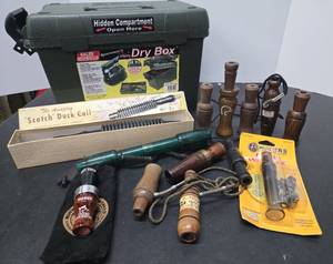 lot 345 image: Excellent Estate Lot of Assorted Vintage & Newer Duck Calls