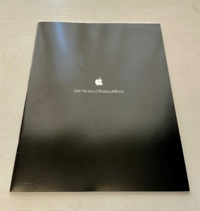 lot 313 image: Orig 1998 APPLE Computers Think Different Employee Only Book - 1998  The Year of Thinking Differently