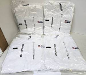 lot 361 image: Lot of 4 Brand New TEAM USA Thermal Jackets - White - Size XXL - Made in USA
