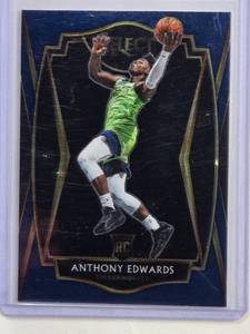 lot 5 image: Anthony Edwards 2021 Panini Select Basketball Rookie Card No. 169