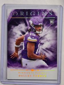 lot 9 image: Dallas Turner Rookie Card No. 109  2024 Panini Origins Football