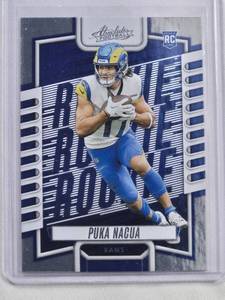 lot 25 image: Puka Nacua 2023 Rookie Panini Absolute Football