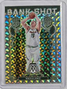 lot 29 image: Nikola Jokic 2023-2024 Mosaic Prizm Bank Shot No. 5