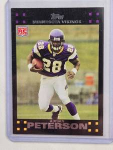 lot 46 image: Adrian Peterson 2010 Topps Rookie Card #301
