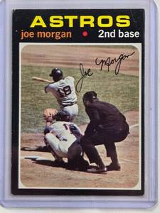 lot 55 image: Joe Morgan 1971 Topps Vintage Baseball Card #264