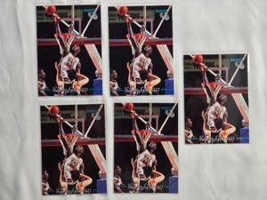 lot 73 image: Lot of 5 Kevin Garnett 1995 Upper Deck Rookie Cards No. 5