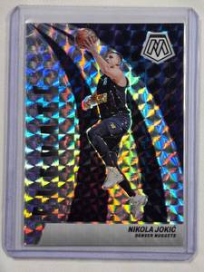 lot 75 image: Nikola Jokic 2023-24 Panini Mosaic Silver Prizm No. 5