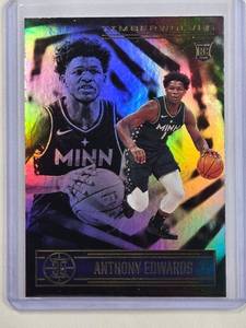 lot 77 image: Anthony Edwards Rookie Foil Panini Illusions 2020-21 No. 152