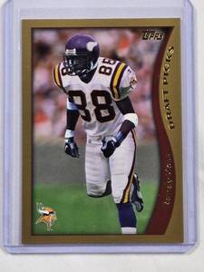 lot 85 image: Randy Moss 1998 Topps Rookie Card No. 352