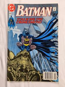 lot 90 image: Batman Stalking the Crimesmith Comic Book Issue #444 February 1990