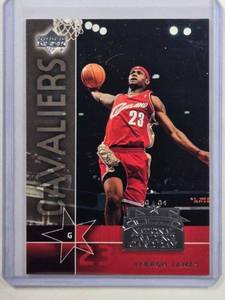 lot 95 image: LeBron James Rookie 2004 Upper Deck No. UD-7