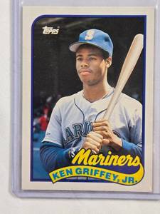 lot 99 image: Ken Griffey Jr.  Rookie 1989 Topps No. 41T