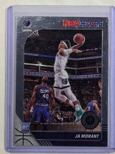 lot 153 image: Ja Morant Rookie 2019-20 Panini NBA Hoops No. 259