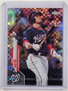 lot 169 image: Juan Soto 2020 Topps Chrome X Fractor No. 12