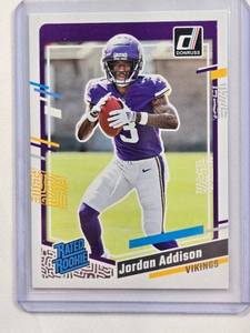 lot 184 image: Jordan Addison Rated Rookie 2023 Panini No. 368