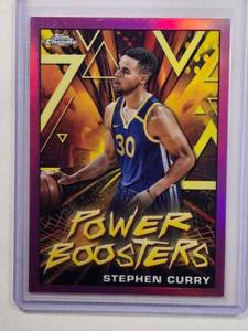 lot 187 image: Stephen Curry  2024 Topps Chrome Power Boosters No. PB-6