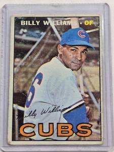 lot 189 image: Billy Williams 1967 Topps Baseball Card No. 315
