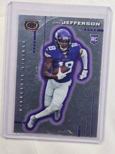 lot 217 image: Justin Jefferson 2020 Panini Chronicles Dynagon No. D-9