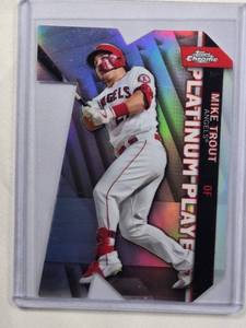 lot 219 image: Mike Trout 2021 Topps Platinum Players No. CPDC-1