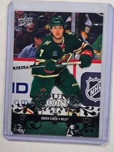 lot 243 image: Brock Faber Young Guns Rookie 2024 Upper Deck No. T-31